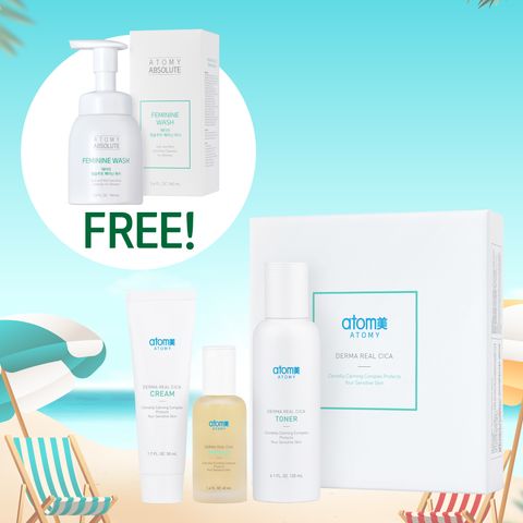 Derma Real Cica Set + Absolute Feminine Wash