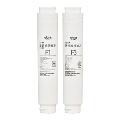艾多美聚丙烯活性炭覆合濾芯+艾多美活性炭棒濾芯組合(1號濾芯+3號濾芯組合)