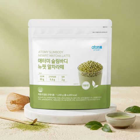 애터미 슬림바디 뉴핏 말차라떼 (대용량) (1,200g, 벌크팩)
