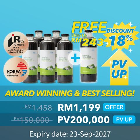 Atomy Noni Botanical Beverage Noni with Calamansi 5 + 1