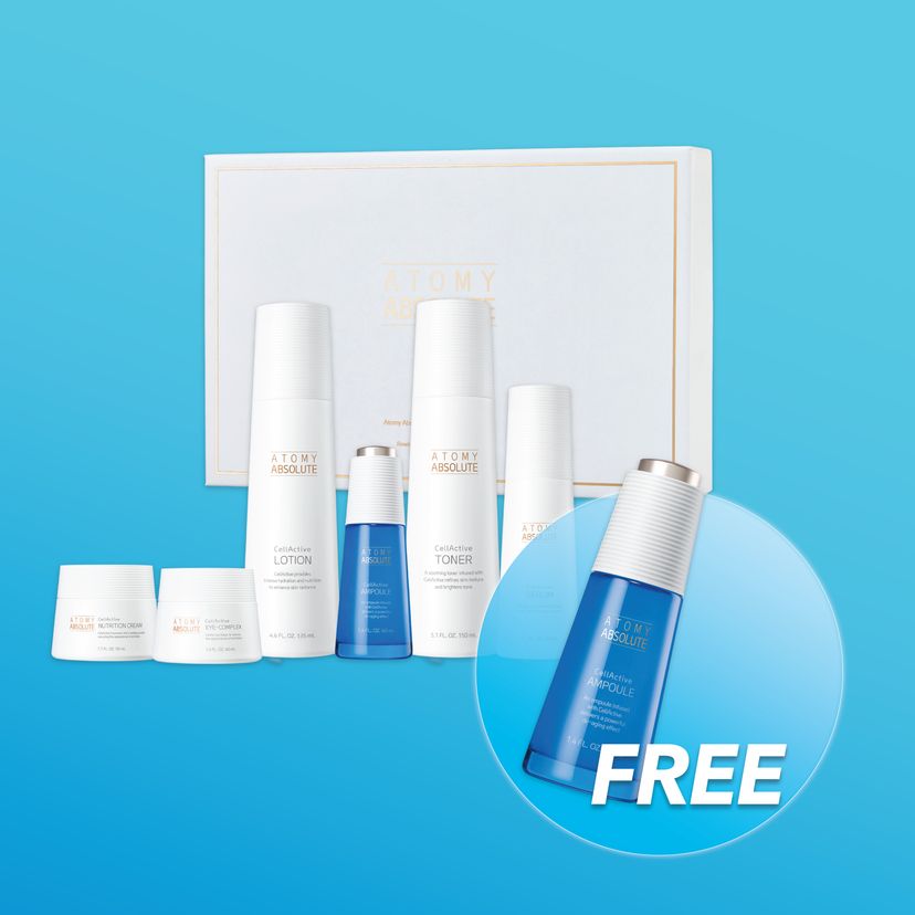 Atomy Absolute CellActive Skincare Set FREE Ampoule