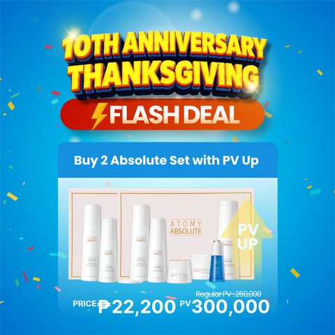 Buy 2 Atomy Absolute Cellactive Skincare Set + PV UP