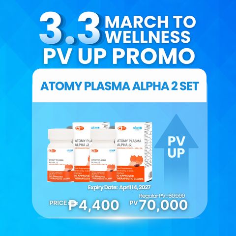 Buy 2 Atomy Plasma Alpha + PV UP