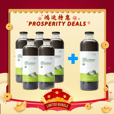 Organic Fermented Noni Concentrate 5+1 bottle