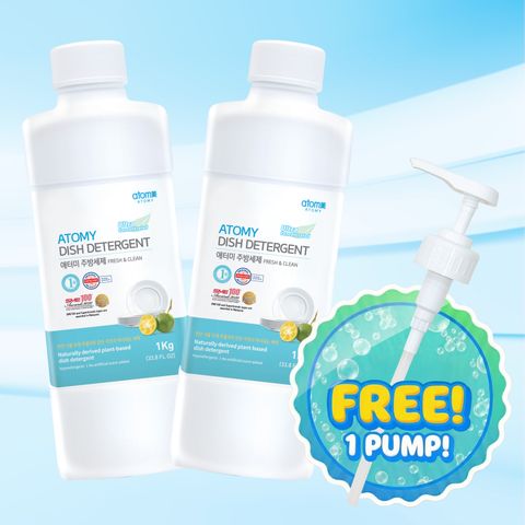 Dish Detergent *2 btl + Pump *1 ea