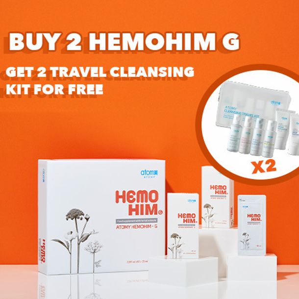 Buy 2 HemoHIM G and Get 2 Travel Cleansing Kit FOR FREE