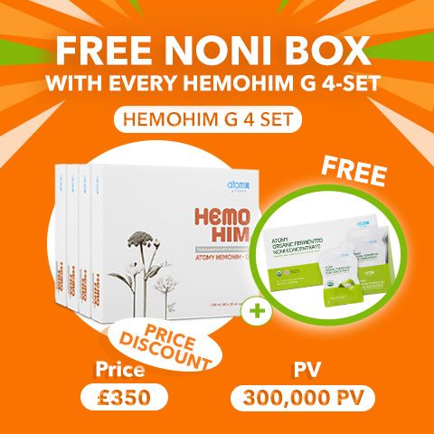 HemoHIM G x 4 Set - Get Noni Pouch For Free
