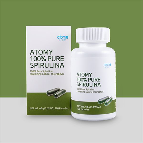 100% Pure Spirulina (120 Capsules)