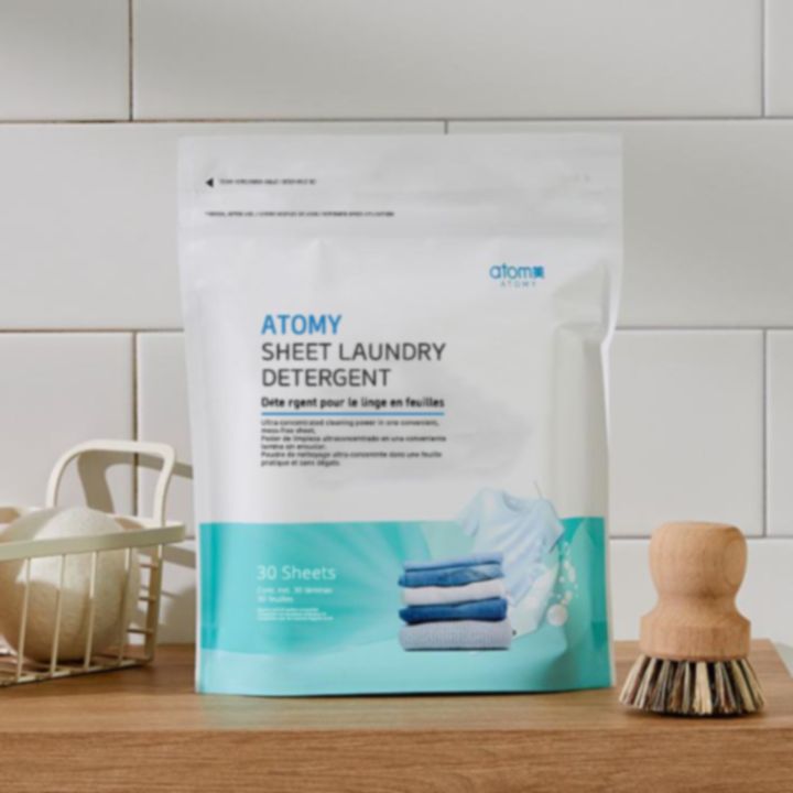 Sheet Laundry Detergent (30 Sheets) | Atomy Australia
