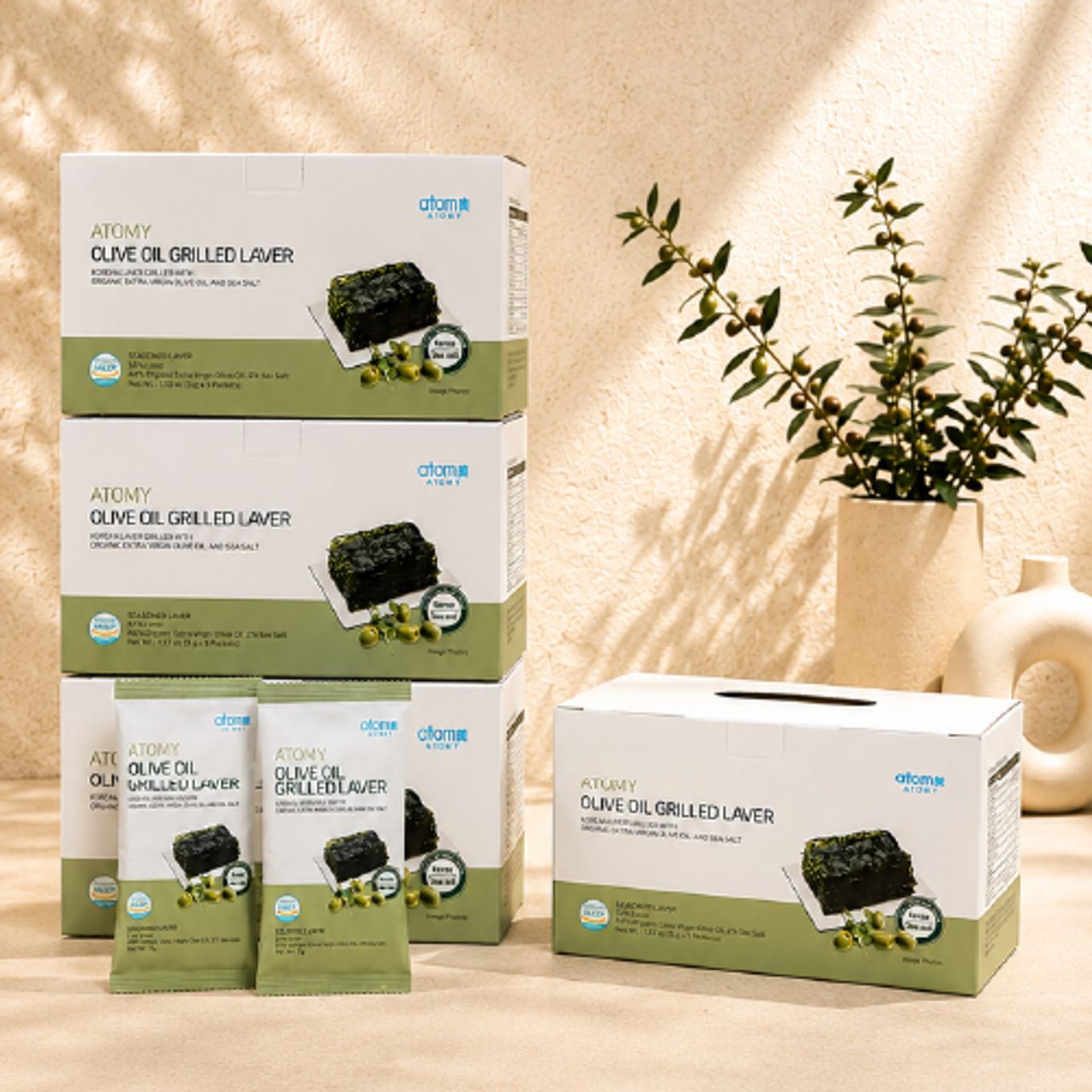 Olive Oil Grilled Laver 3+1