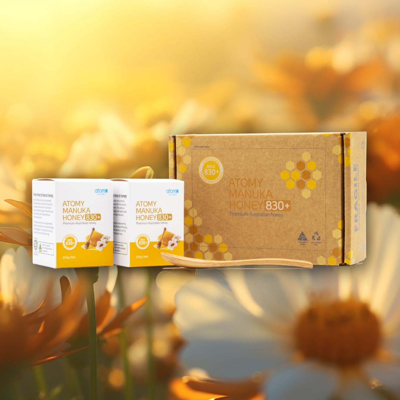 Atomy Manuka Honey 830+ 1 set (2ea) + 스푼