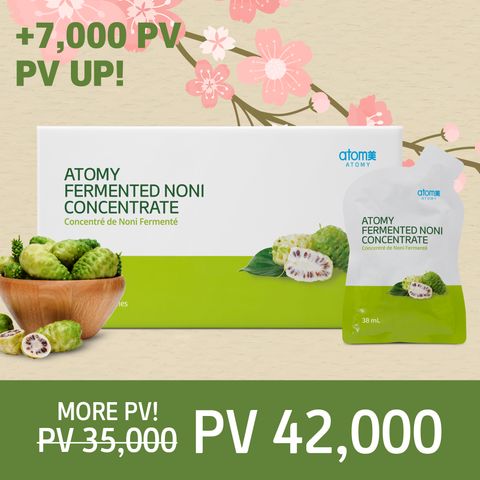 [PV UP] Fermented Noni Concentrate (38ml x 24 Pouches)