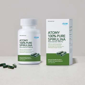 100% Pure Spirulina (120 Capsules)