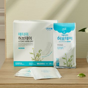 Herbday (Panty Liner) (20 Pads x 4 Packs)