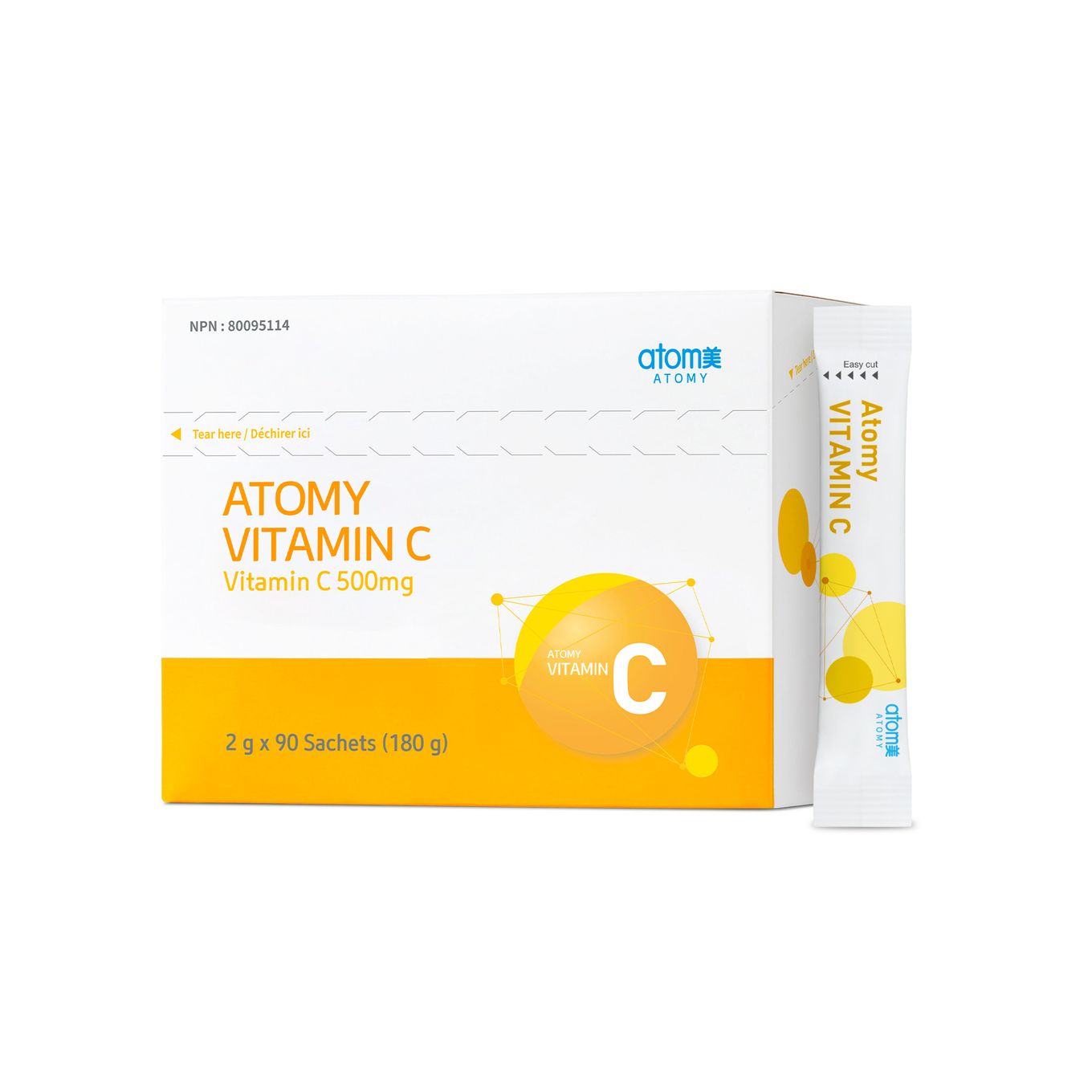 [4+1] Vitamin C (2g x 90 Sachets X 5)