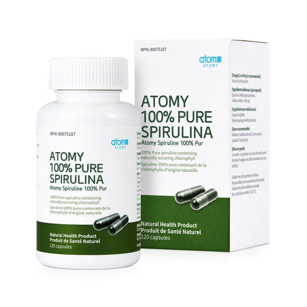 [4+1] 100% Pure Spirulina (120 Capsules)