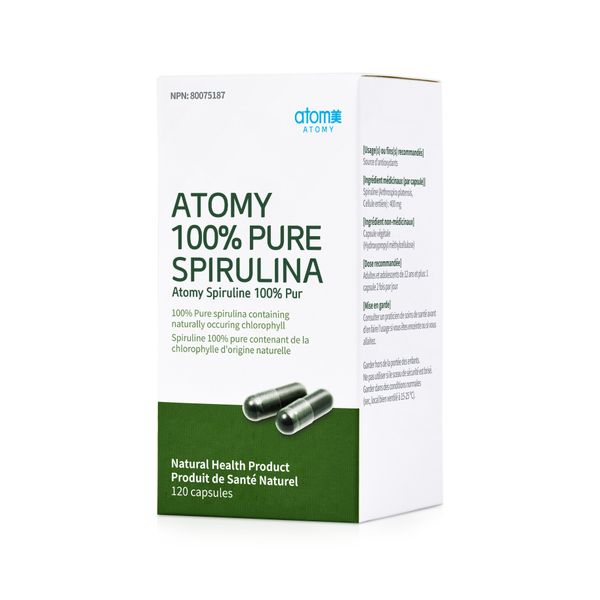[4+1] 100% Pure Spirulina (120 Capsules)