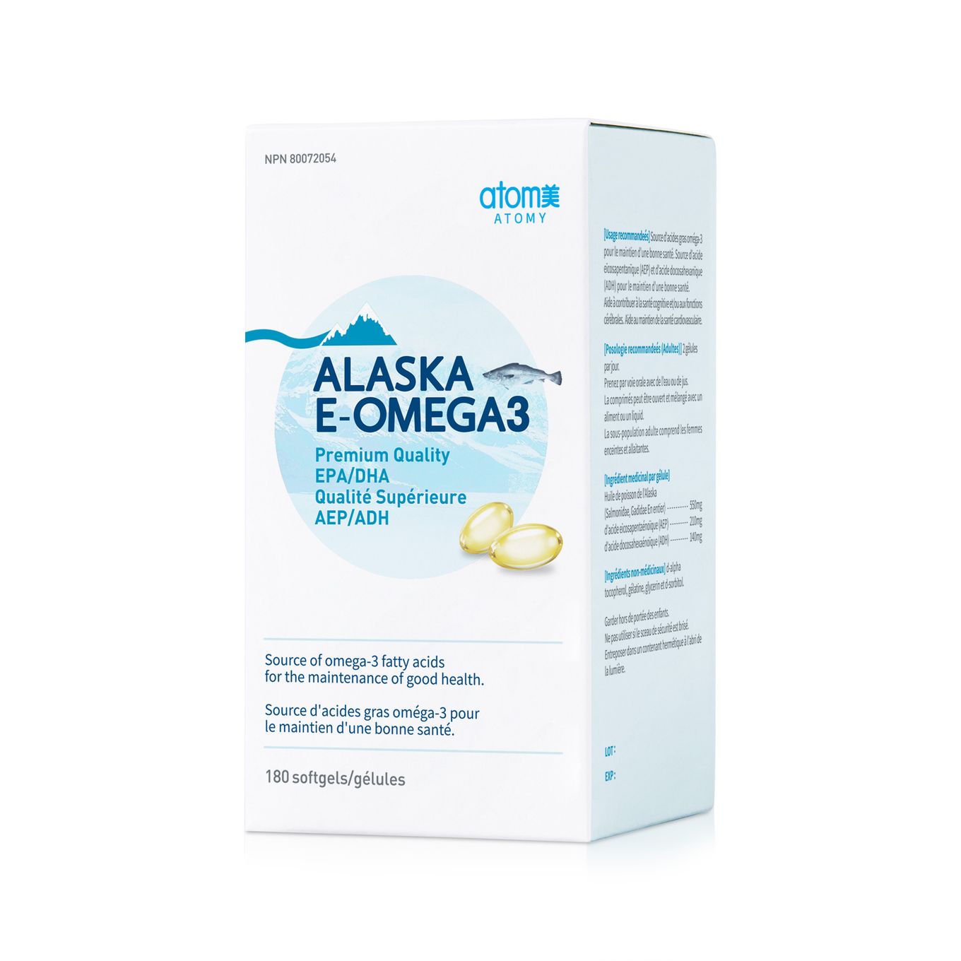 [4+1] Alaska Omega 3 (180 Softgels X 5)