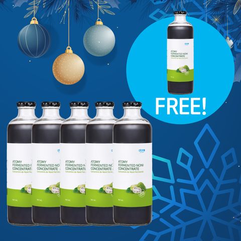 [5+1] Fermented Noni Concentrate (947ml x 6 Bottle)
