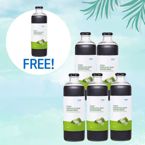 [5+1] Fermented Noni Concentrate (947ml x 6 Bottle)