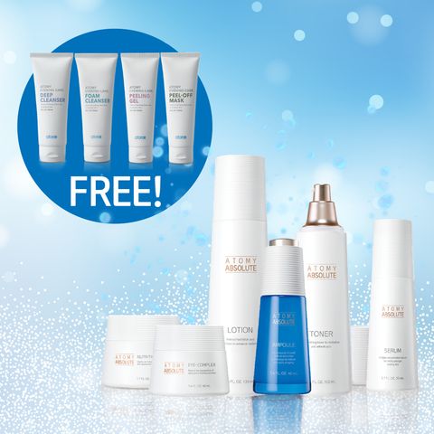 Absolute Skincare Set + Eveningcare 4 Set
