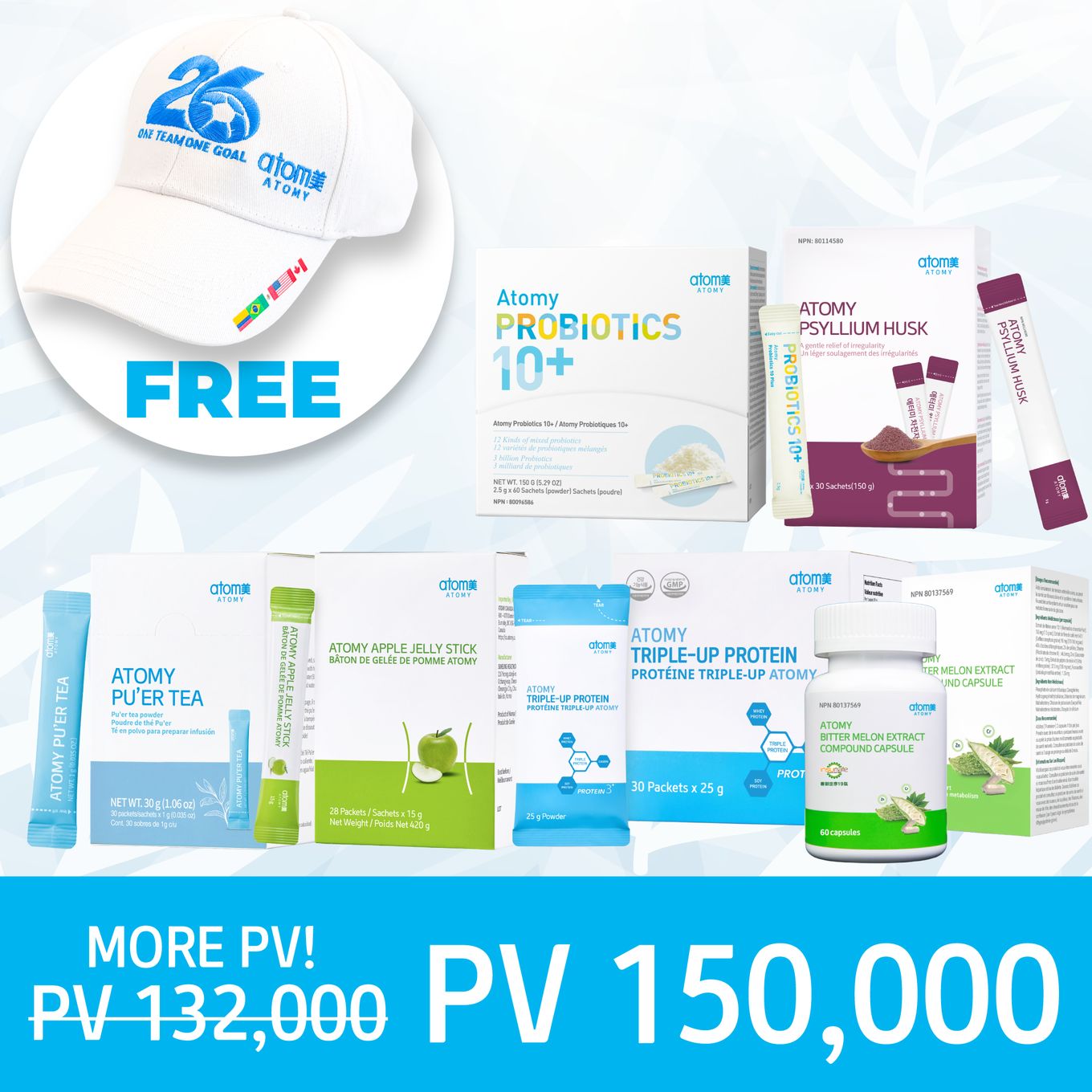 [PV UP] Daily Balance Wellness Kit 2 + Hat
