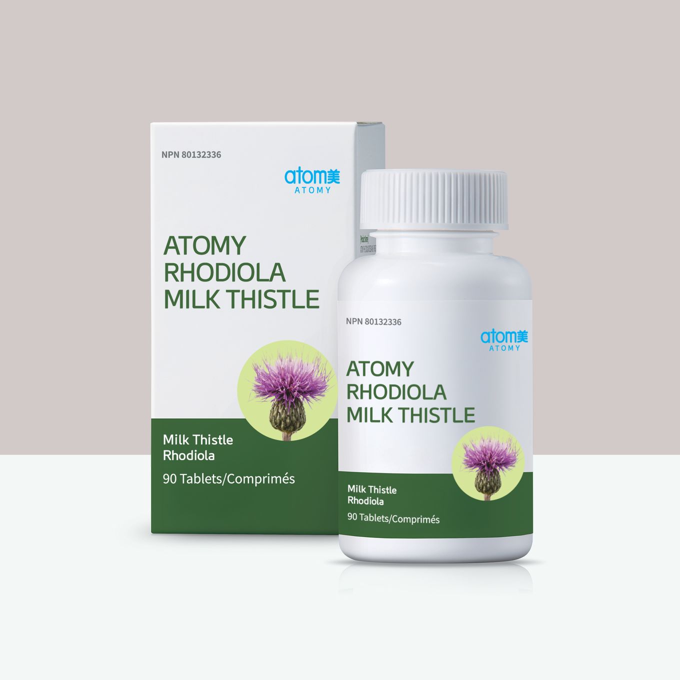 [4+1] Rhodiola Milk Thistle (500mg x 90 Tablets)