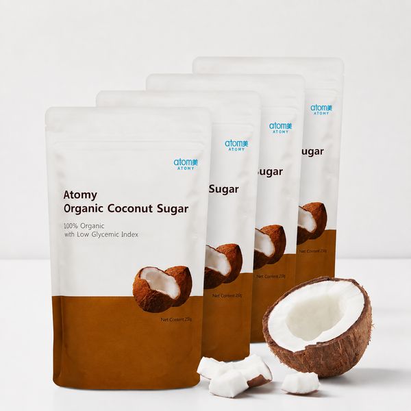[4 Set] Organic Coconut Sugar (250g X 4)