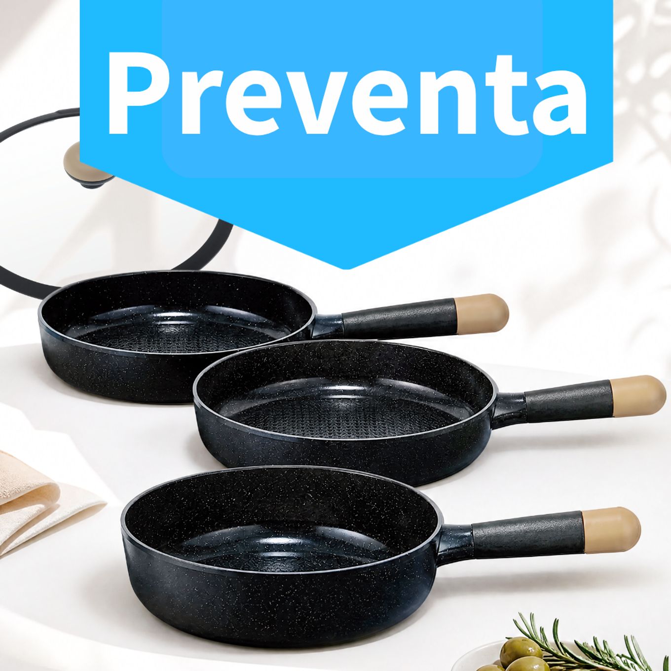 Sartenes Medicook de Cerámica Atomy 