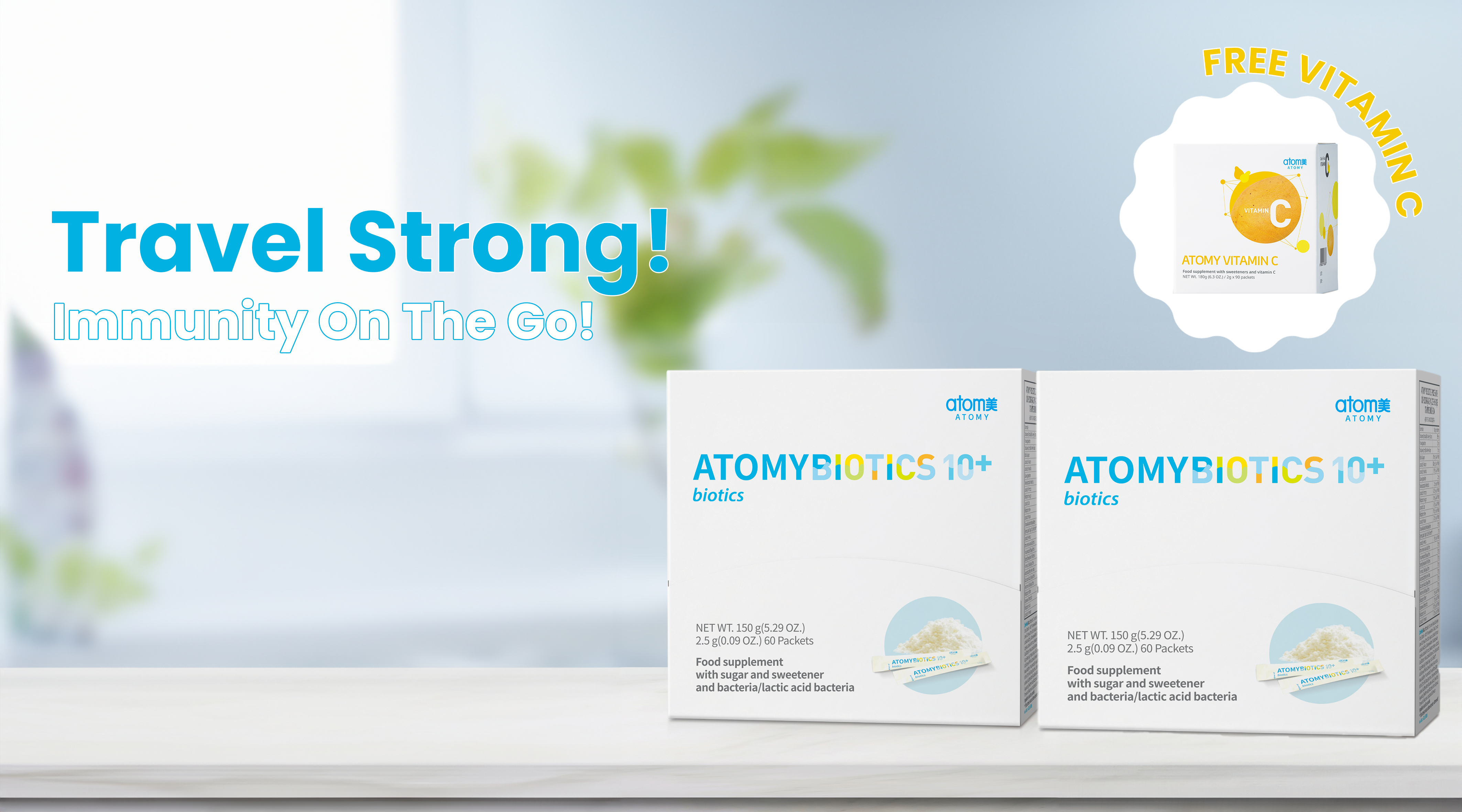 Travel Strong: Immunity On The Go! - 2+1 Promo ☀️