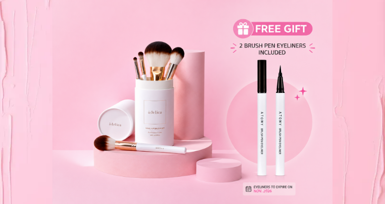 Adelica Makeup Brush Set 🩷
