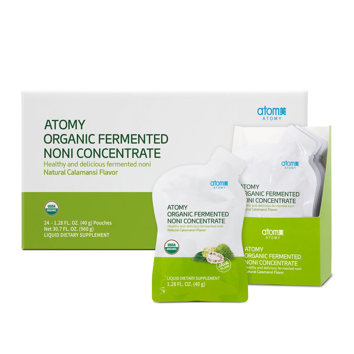 Atomy Organic Fermented Noni Concentrate Produktverpackung