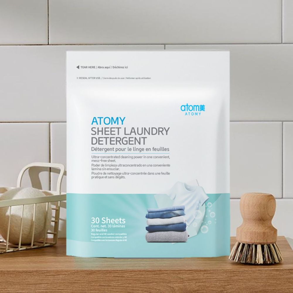 Atomy Sheet Laundry Detergent Produktverpackung