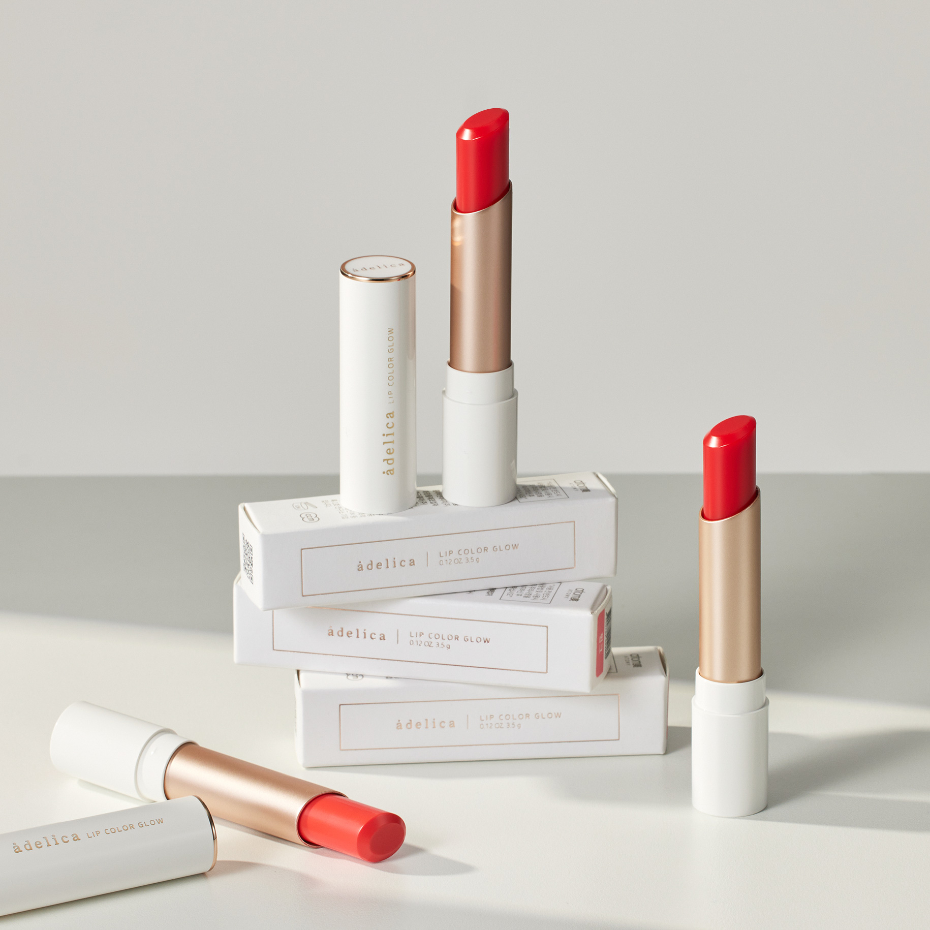 Adelica Lip Color Glow (Coral)