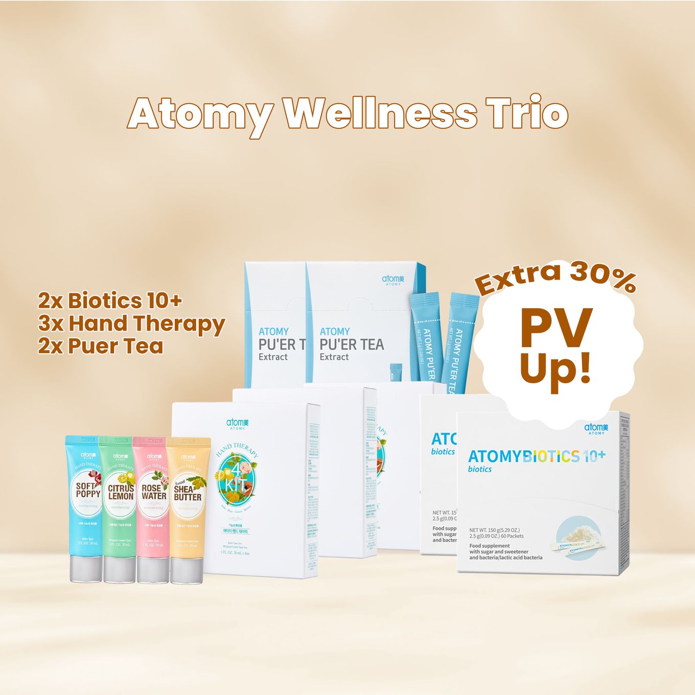 Atomy Wellness Trio 30%PV up