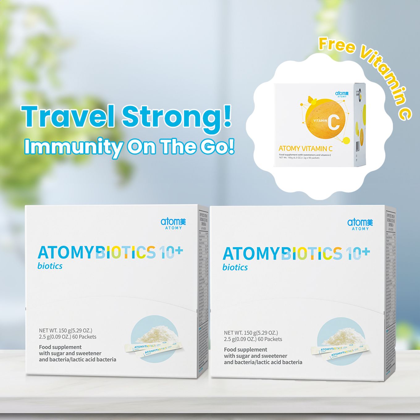 Travel Strong: Immunity On The Go!(2+1)