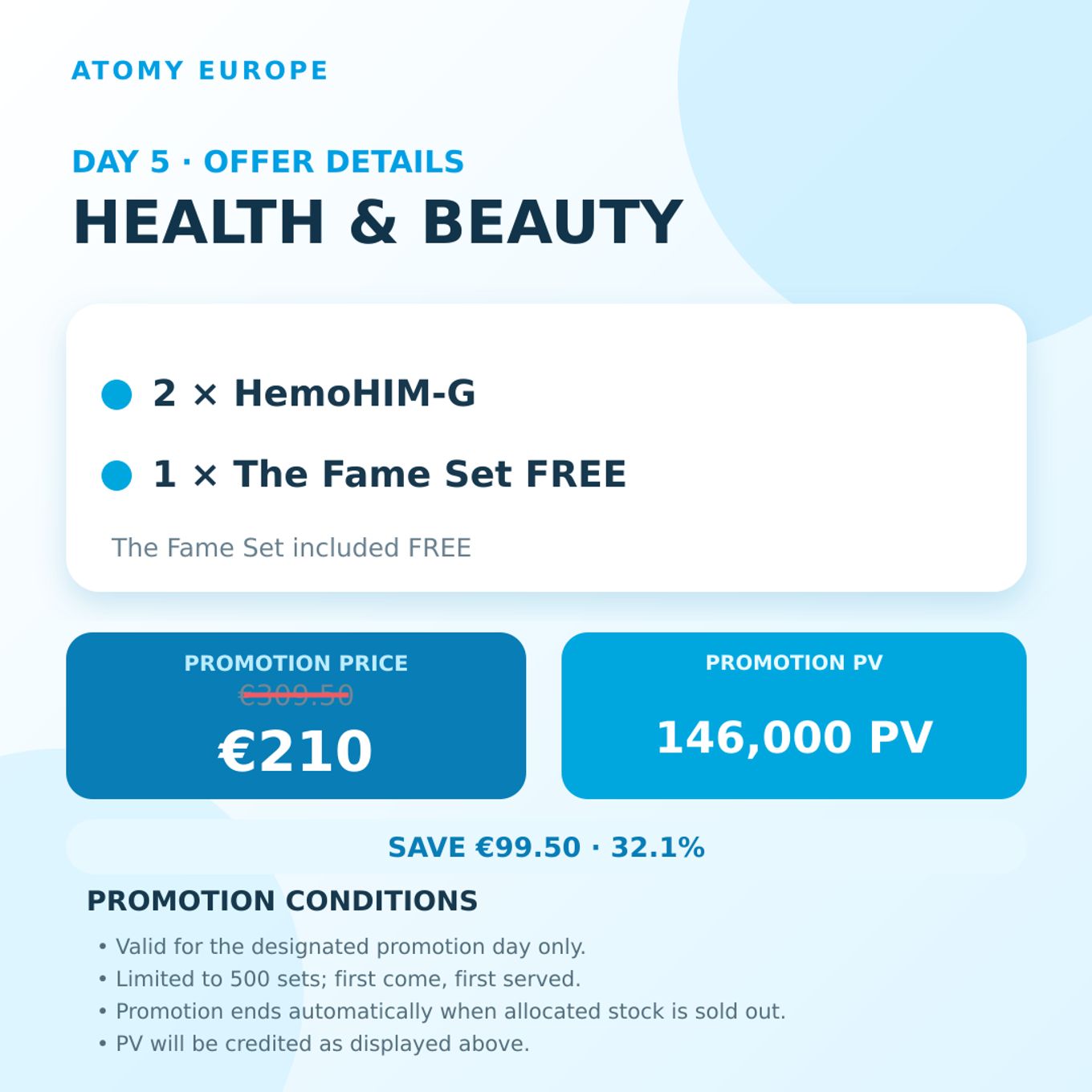 5 Days, 5 Special Offers5