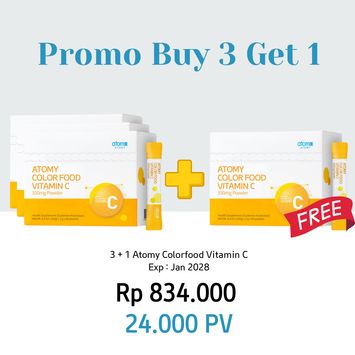 Promo 3+1 Color Food Vitamin C