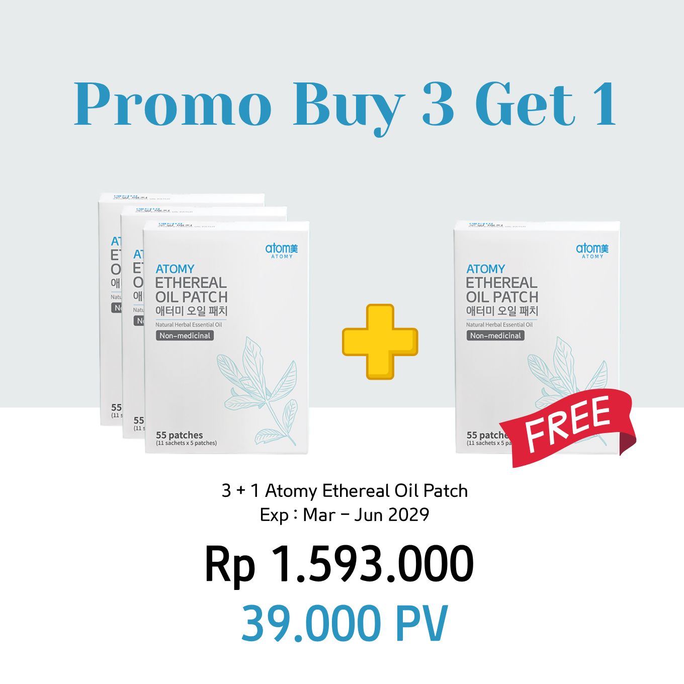 Promo Oil Patch 3 + 1