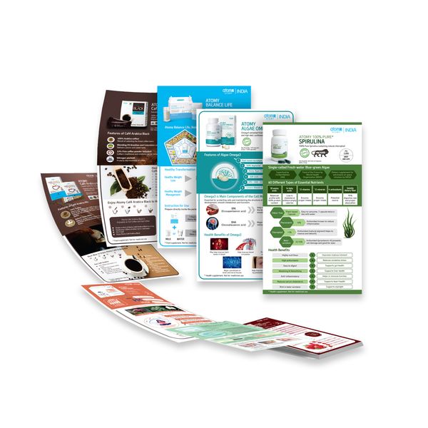 Atomy Pamphlet Food & Health Products only (100 pcs per pack)