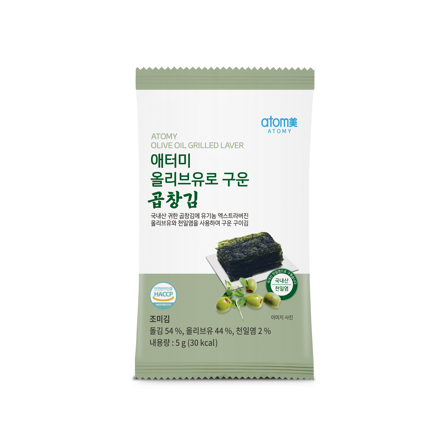 アトミ オリーブ油で焼いたのり (36ea) | Atomy Japan
