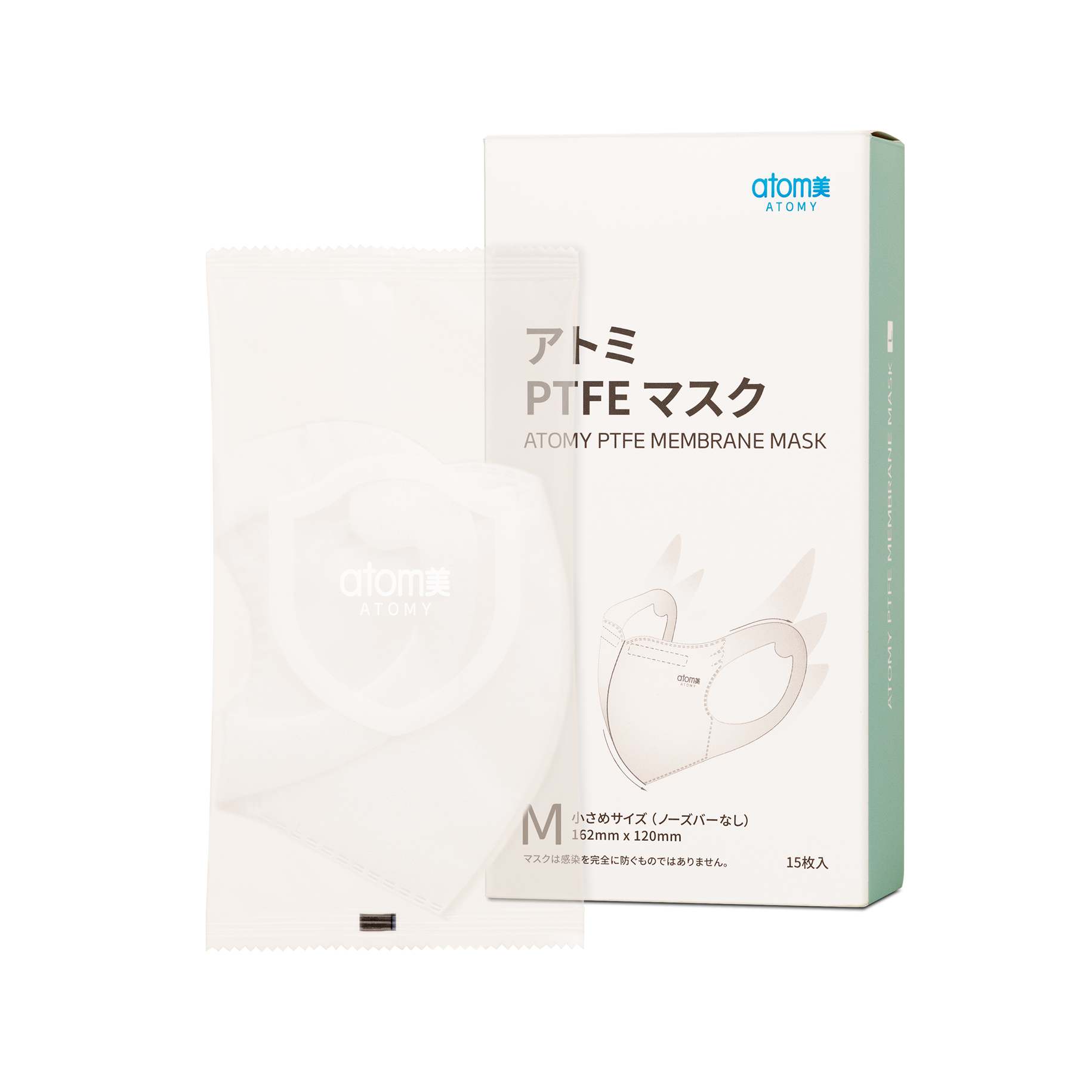 アトミ PTFEマスク（ホワイトM/XS) | Atomy Japan