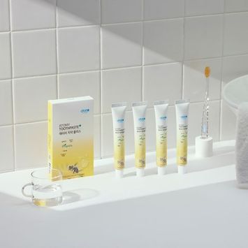 ថ្នាំដុសធ្មេញអាតូមី 50g *1box(4ea)