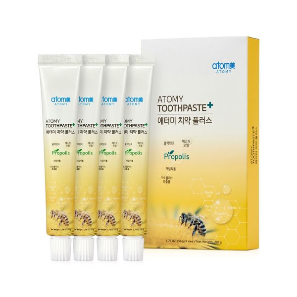 ថ្នាំដុសធ្មេញអាតូមី 50g *1box(4ea)