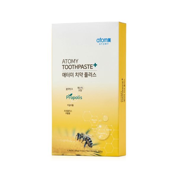 ថ្នាំដុសធ្មេញអាតូមី 50g *1box(4ea)