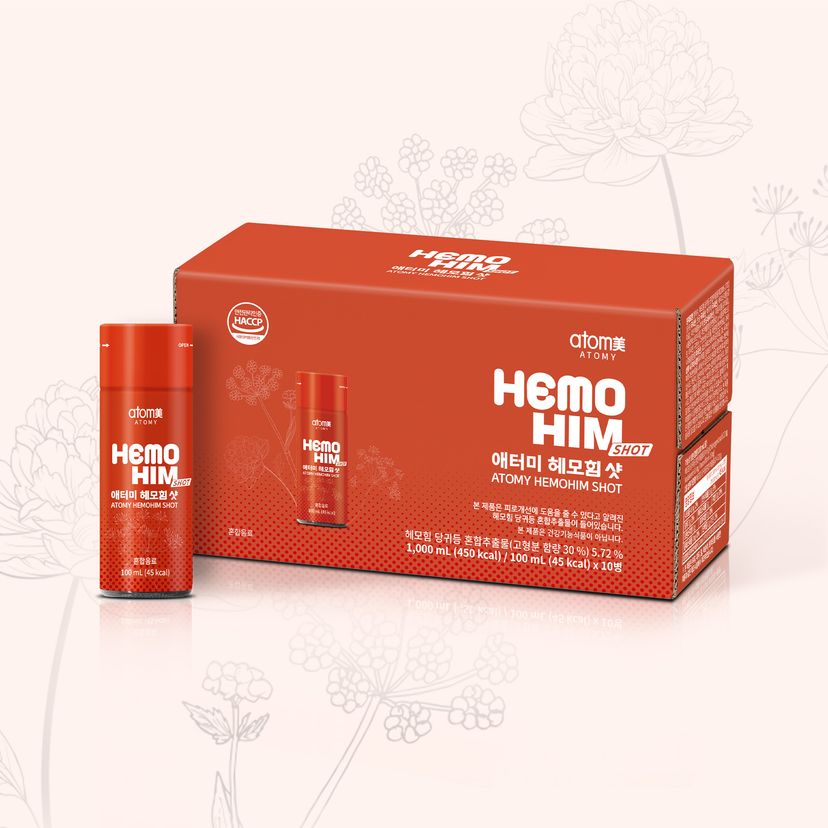 애터미 헤모힘 샷 (100ml*10병, 2box)