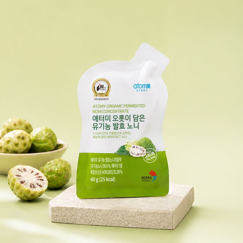 애터미 오롯이 담은 유기농 발효 노니 (40g, 24포)
