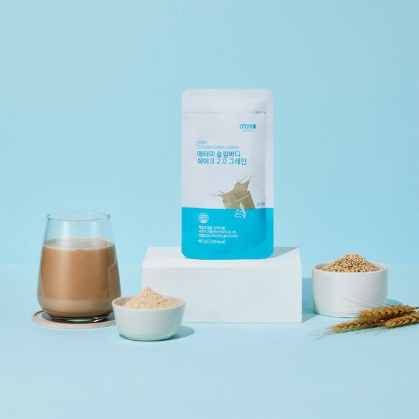 애터미 슬림바디 쉐이크 2.0 그레인 (60g, 15포)