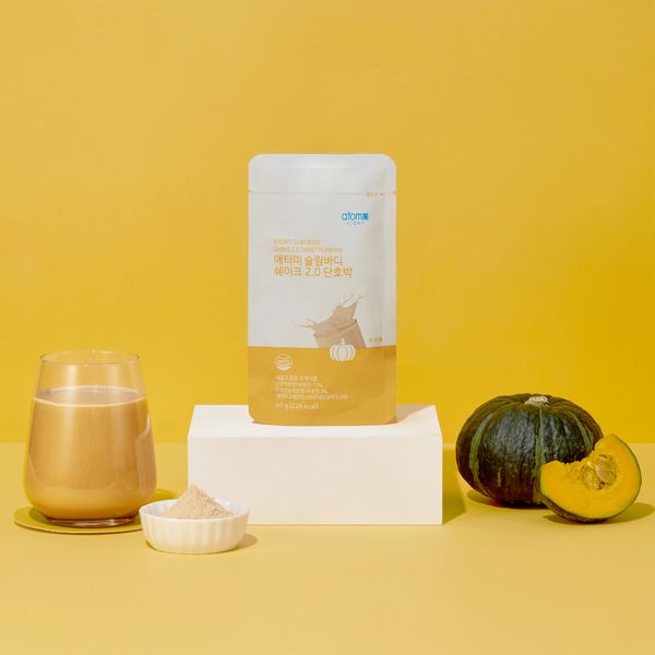 애터미 슬림바디 쉐이크 2.0 단호박 (60g, 15포)