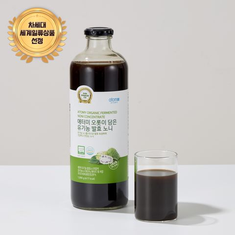 애터미 오롯이 담은 유기농 발효 노니 (1,000g, 병)